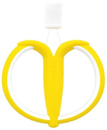Pirmasis dantų šepetėlis EDISONmama „Bananas“