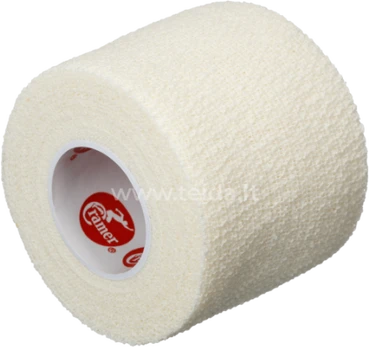 Elastinis Teipas CRAMER Tear 5 cm x 6,85 m, Baltas