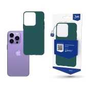 Dėklas 3mk Matt Case Apple iPhone 14 Pro Max tamsiai žalias kaina