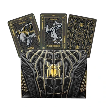 Difatta Spider-man Juodas & Gold Žaidimo Kortos