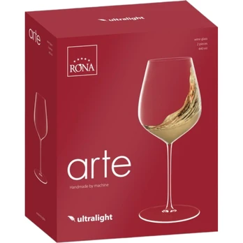 Vyno taurės RONA ARTE, 440 ml, 2 vnt