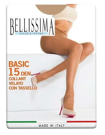 Pėdkelnės moterims Bellissima Basic, smėlio spalvos, 15 DEN