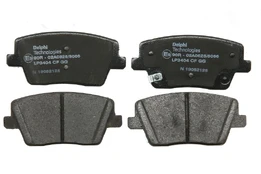 DELPHI LP3404 Brake pad set kaina