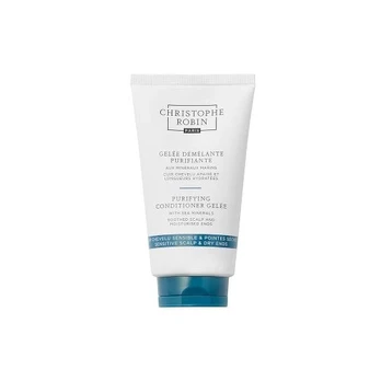 Christophe Robin Purifying Conditioner Gelee Plaukų kondicionierius su jūros mineralais 75ml