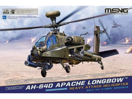 Meng Model - Boeing AH-64D Apache Longbow Heavy Attack Helicopter, 1/35, QS-004