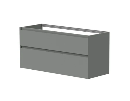 Apatinė spintelė Kame Loft 120 cm, šviesi pilka