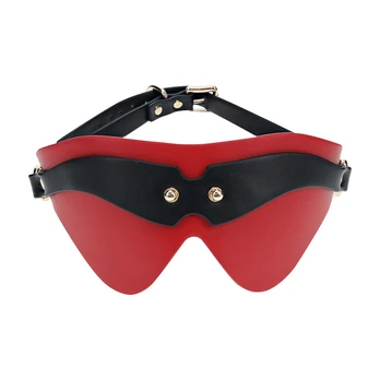 Ouch By Shots Milan Collection - Blindfold - Juodas/Raudona
