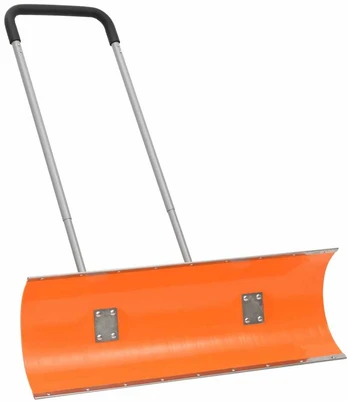 Sniego kastuvas su prailginama rankena, oranžinis, 96cm