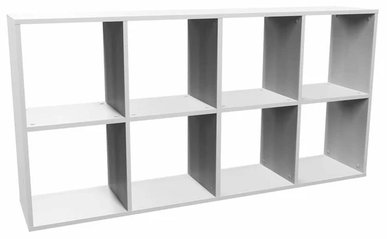 Lentyna Malax 2x4, balta, 30 cm x 147 cm x 75 cm