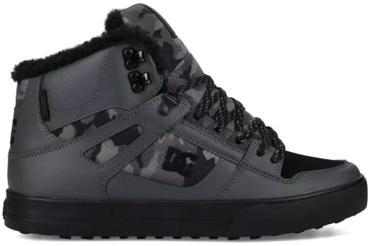 DC batai PURE HIGH TOP WC WNT DC01802021 Tamsiai Pilki