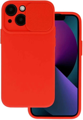 Topt Camshield Soft dėklas skirtas Apple iPhone 16 Pro Max Raudona