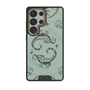 Scorpio - Samsung Galaxy S25 Ultra Case, Elite Dark (Magnetic) / Gold / Turquoise