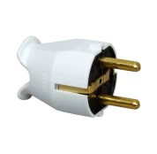 Kištukas KOPP, 10 - 16 A, IP20, baltos sp. kaina