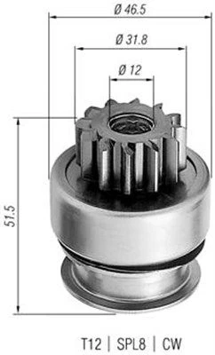 Krumpliaratis, starteris MAGNETI MARELLI 940113020261