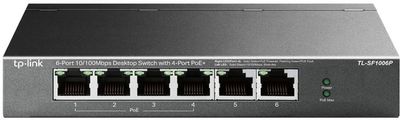 Komutatorius (Switch) TP-Link TL-SF1006P