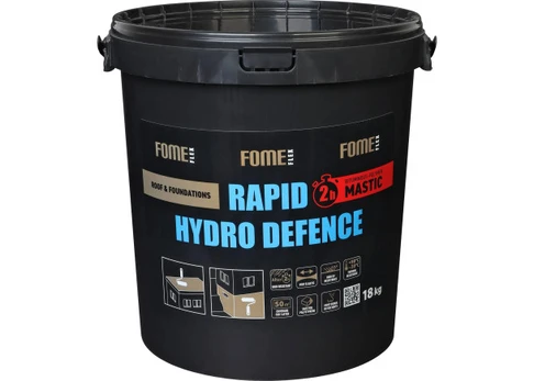 Bituminė mastika FOME FLEX RAPID HYDRO DEFENCE Mastic, 18 kg