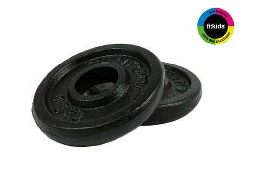 Tunturi Svorio diskai 1.25kg, Juodi, 2 vnt