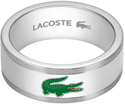 Lacoste Steel ring for men Arthor 2040495