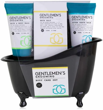 Accentra Bath set GENTLEMEN'S GROOMING in bath tub