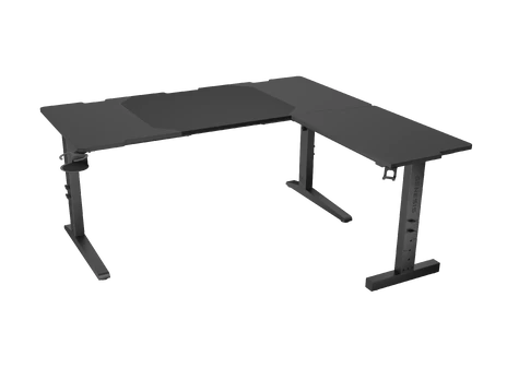 Genesis Gaming Desk | Holm 160 Modular Corner | Black/Anthracite
