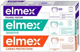 Elmex Mix Trio toothpaste set 3 x 75 ml 75ml Unisex kaina