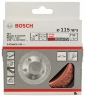 Bosch Šlif.diskas su kietlyd. d=115 mm,smulk.,lenktas kaina