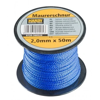 Statybinis siūlas Hardy 2mm x 50m