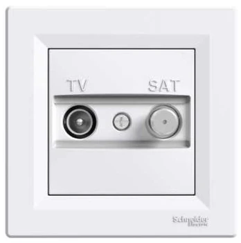 Schneider Electric Lizdas TV-SAT antenos pralaidumas 4dB balta - EPH3400221