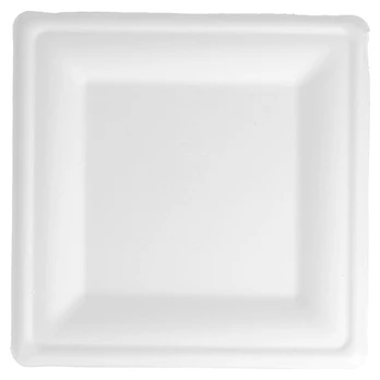 Vienkartinės lėkštės Bionic 20 x 20 cm., 50 vnt.