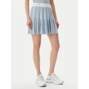 Guess Plisuotas sijonas V5GD00 Z3D60 Žydra Regular Fit