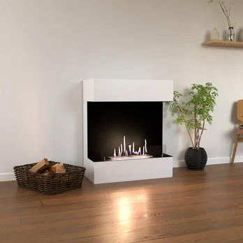 GLOW FIRE KONGSBERG WHITE pastatomas biožidinys su apdaila
