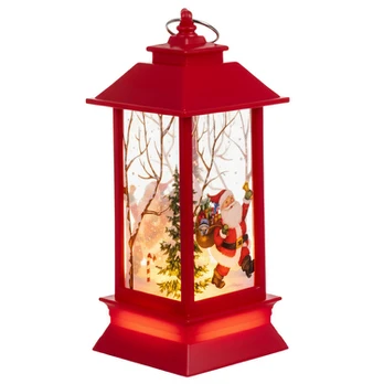 Raudona LED Christmas Lantern Ruhhy 26752