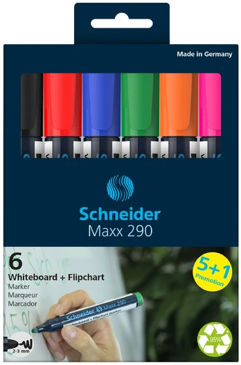 Apc Schneider Whiteboard-Marker Maxx 290 6er Set sortiert