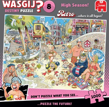 Wasgij Retro Destiny 8 - High Season! (1000 pieces)