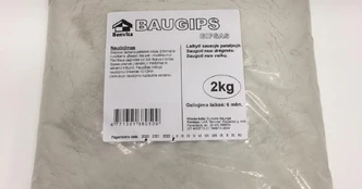 Gipsas statybinis BAUGIPS 2 kg kaina
