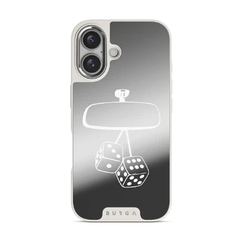 City Lights - iPhone 16 Case, Elite Mirror Light (MagSafe) / Silver