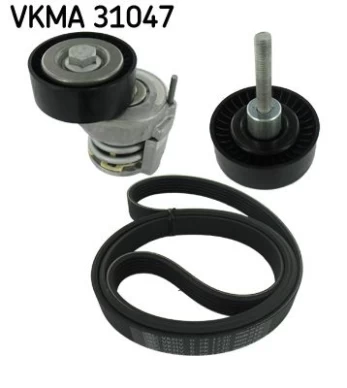 V formos rumbuotas diržas, komplektas SKF VKMA 31047