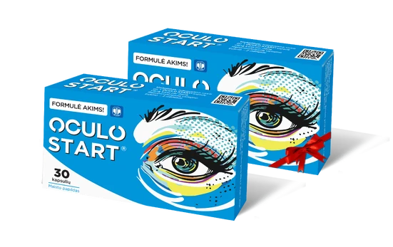 OCULO START ® Komplektas 30+30 kapsulių