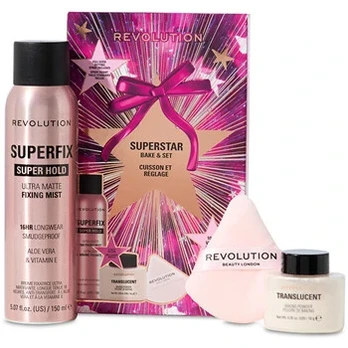 Makeup Revolution Superstar Bake & Set – Dovanų rinkinys