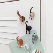 Cat Butt Magnets Set Of 6 kaina