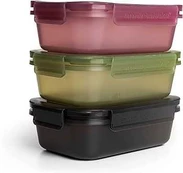 Smartshake Food Storage Container 800 ml. (indas maistui) (Deep Rose spalva)