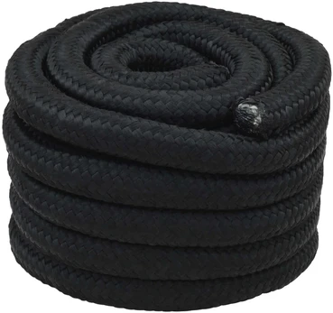 Laivo virvė 6 mm 5 m Juoda
