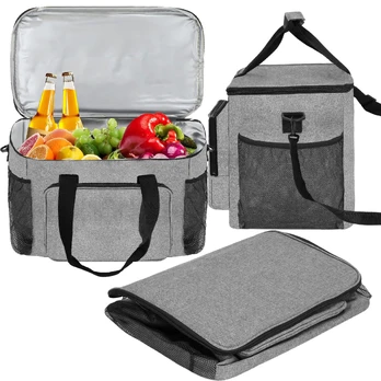 Šaltkrepšis Springos CS0085, pilka, 22 x 31 cm, 16 l