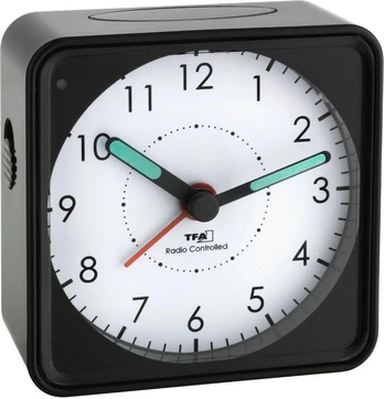 TFA 60.1510.01 Picco Alarm Clock Juodas