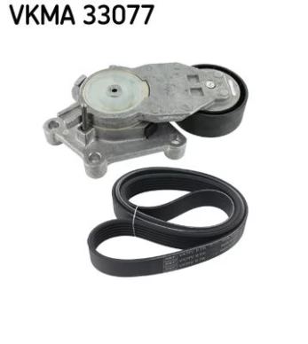 V formos rumbuotas diržas, komplektas SKF VKMA 33077