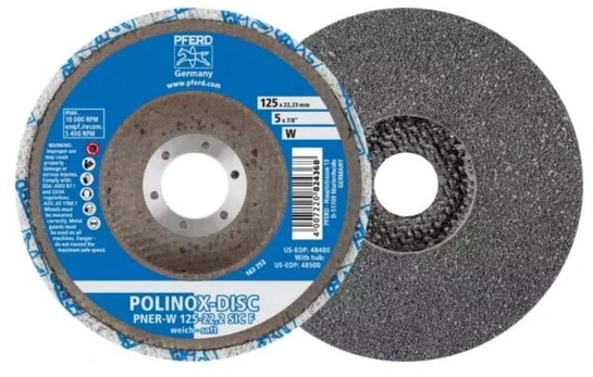 Minkštas poliravimo diskas PFERD 125x22,23 mm