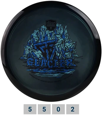 Diskgolfo diskas Midrange Driver C-LINE HORIZON GLACIER Gannon Buhr Creator Series Juodas