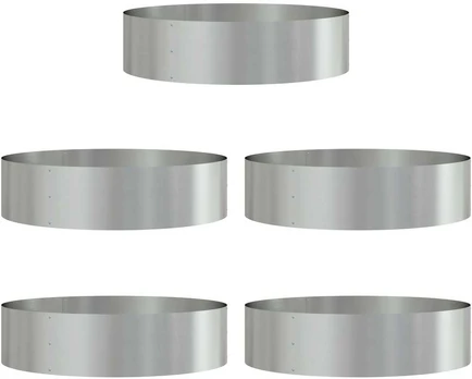 Sodo sodinukai 5 pcs Sidabro 80 x 80 x 20 cm