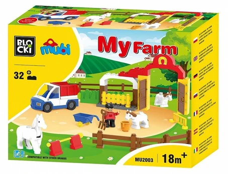 Konstruktorius BLOCKi Mubi MyFarm MU2003, 32vnt.