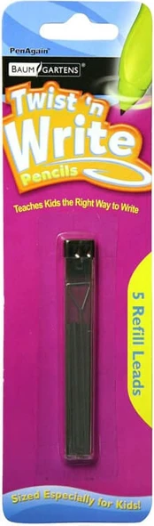 Ergonomiško pieštuko „Twist ‘N Write” šerdelės, 5 vnt.